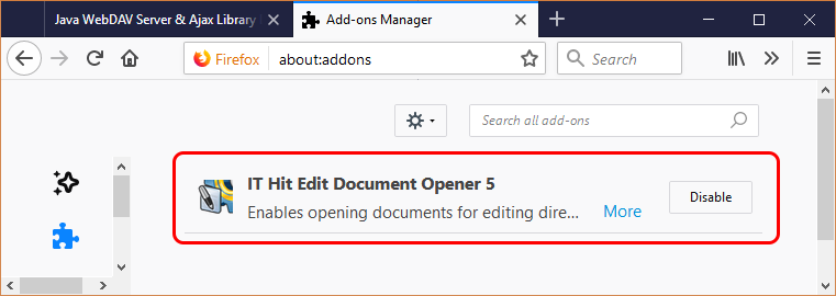 If the protocol app is not functioning in FireFox, check the if Edit Document Opener web browser extension is installed and enabled.